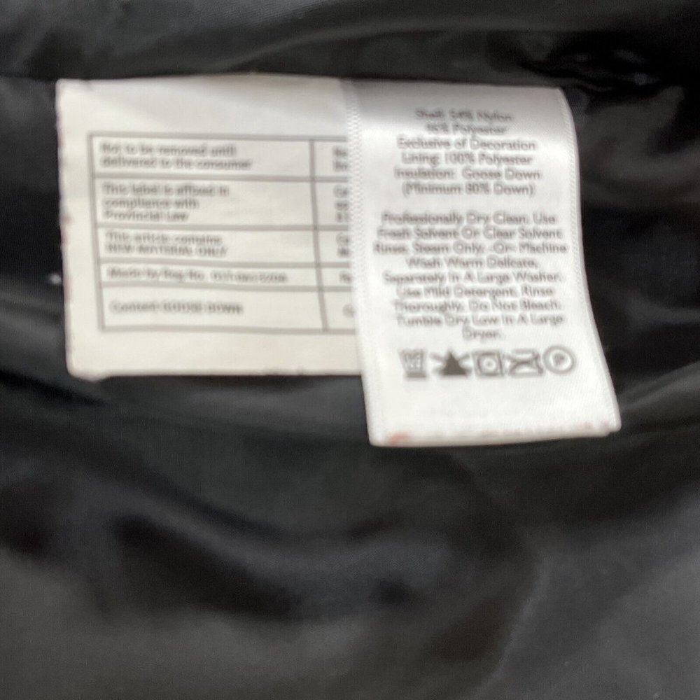 Eddie Bauer Vest Womens Med EB650 Black Goose Down Quilted Puffer Zip Pockets - Picture 13 of 16